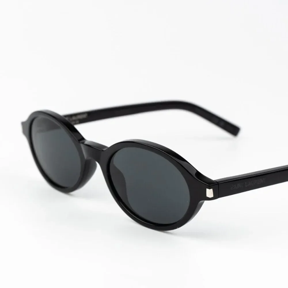 Saint Laurent Men Sunglasses Black Oval SL751 JEANNE 001 BRAND NEW